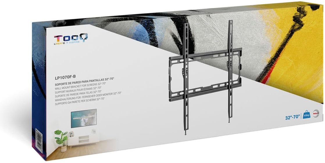 Suporte de Parede Fixo TooQ LP1070F-B para TV de 32-70"/ até 45kg - Imagem 2