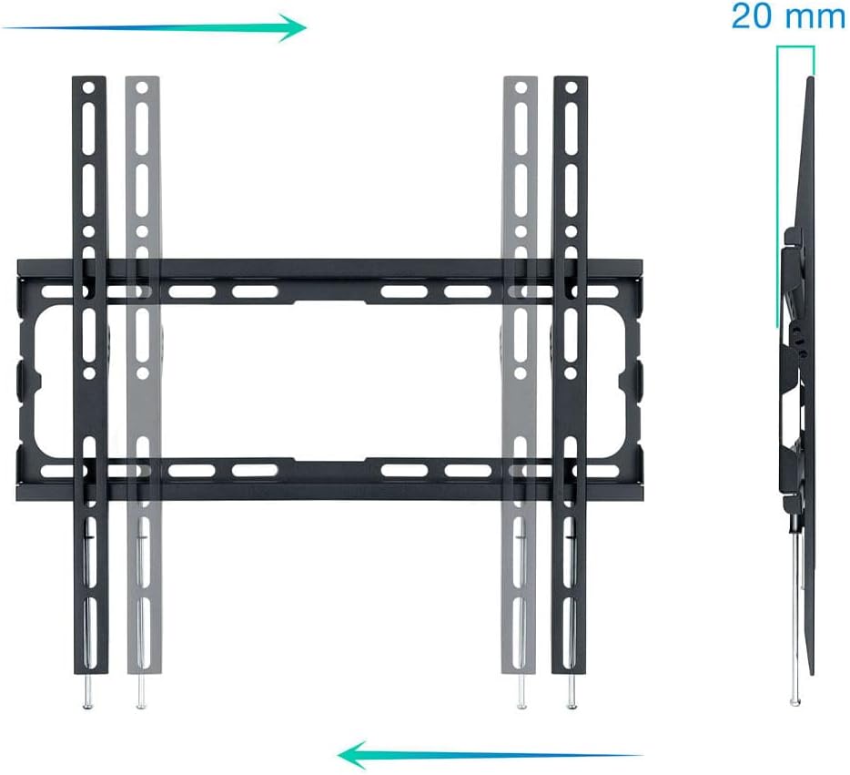 Suporte de Parede Fixo TooQ LP1070F-B para TV de 32-70"/ até 45kg - Imagem 4