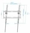 Suporte de Parede Fixo / Inclinável TooQ LP1071T-B para TV de 32-70" / até 45kg - Imagem 4