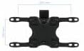 Suporte de Parede Giratório/ Inclinável/ Nivelável TooQ LP2042TNL-B para TV de 13-42"/ até 20kg - Imagem 4