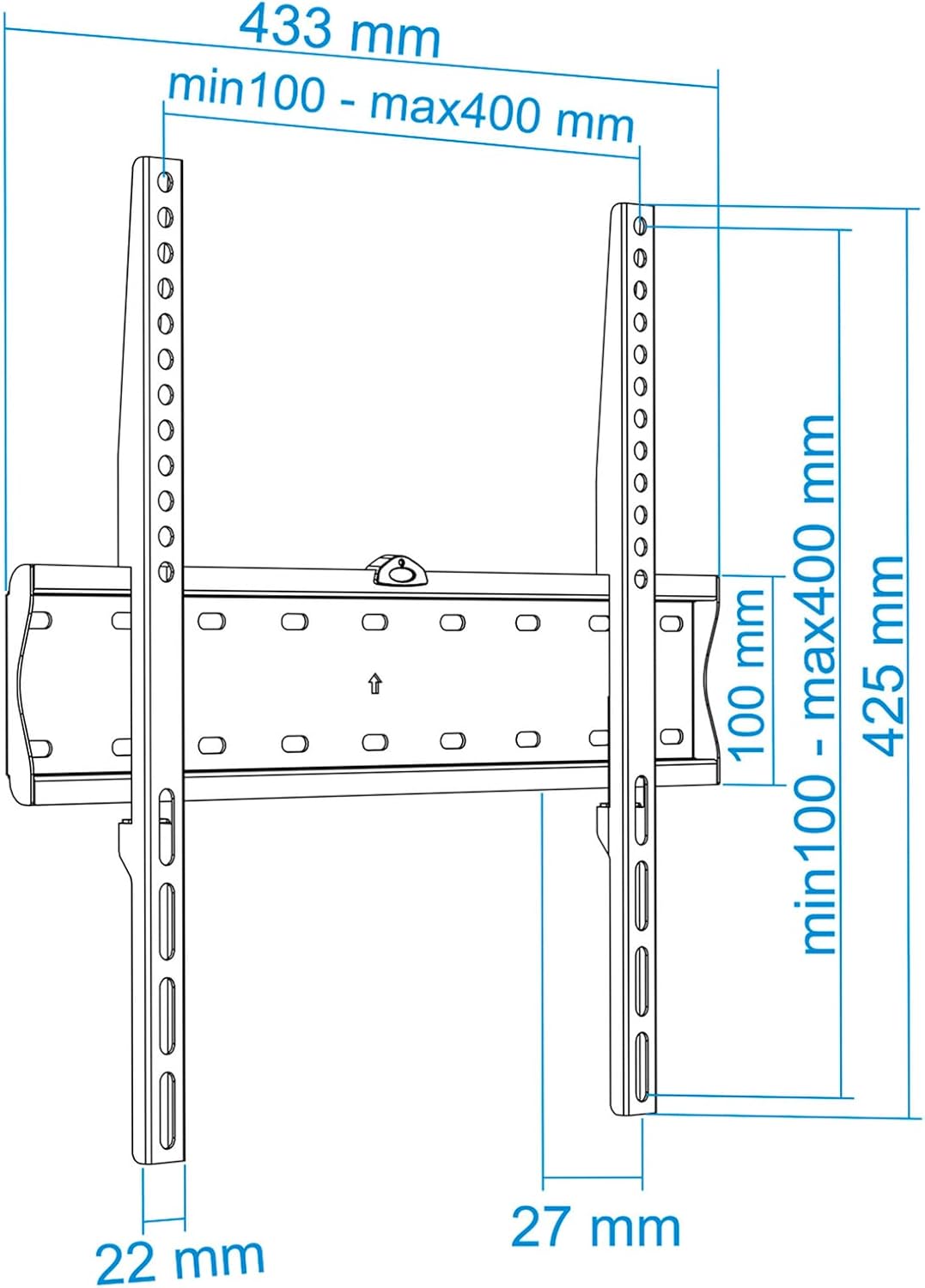 Suporte de Parede Fixo TooQ LP4155F-B para TV de 32-55"/ até 40kg - Imagem 2