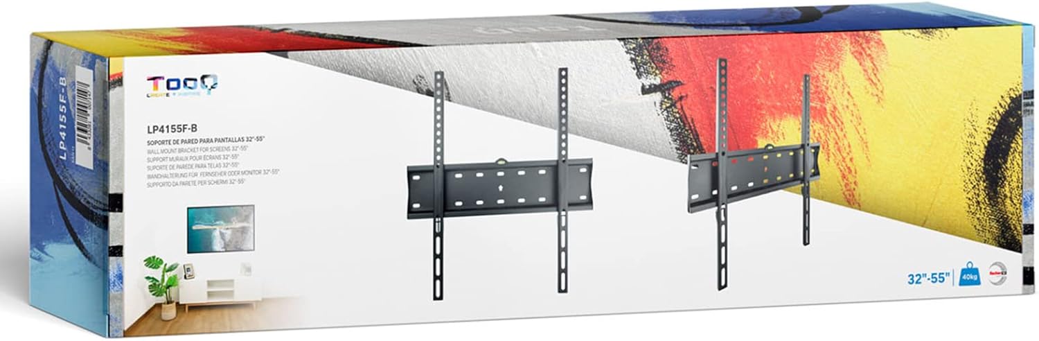 Suporte de Parede Fixo TooQ LP4155F-B para TV de 32-55"/ até 40kg - Imagem 9