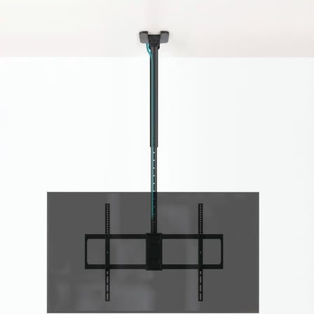 Suporte de Teto TooQ LPCE11100TSLI-B para TV 50" a 100" até 80kg VESA 800x600 Giratório Inclinável Preto - Imagem 2