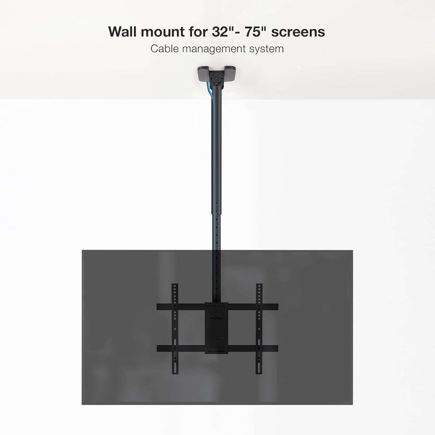 Suporte de Teto Giratório/ Inclinável/ Nivelável TooQ LPCE1175TSLI-XL-B para TV de 32-75"/ até 60kg - Imagem 2