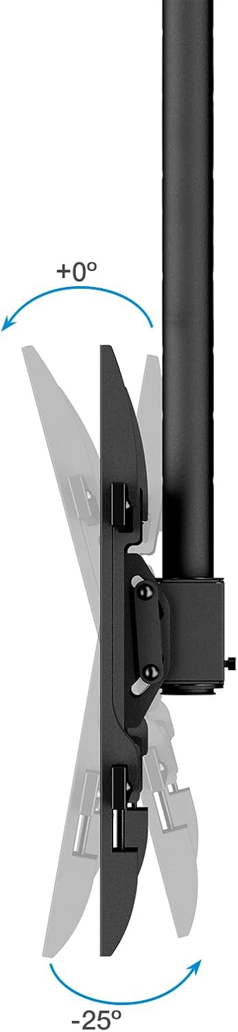 Suporte de Teto Rotativo/ Inclinável/ Nivelável TooQ LPCE1186TSLI-XL-B para TV de 43-86"/ até 60kg - Imagem 5