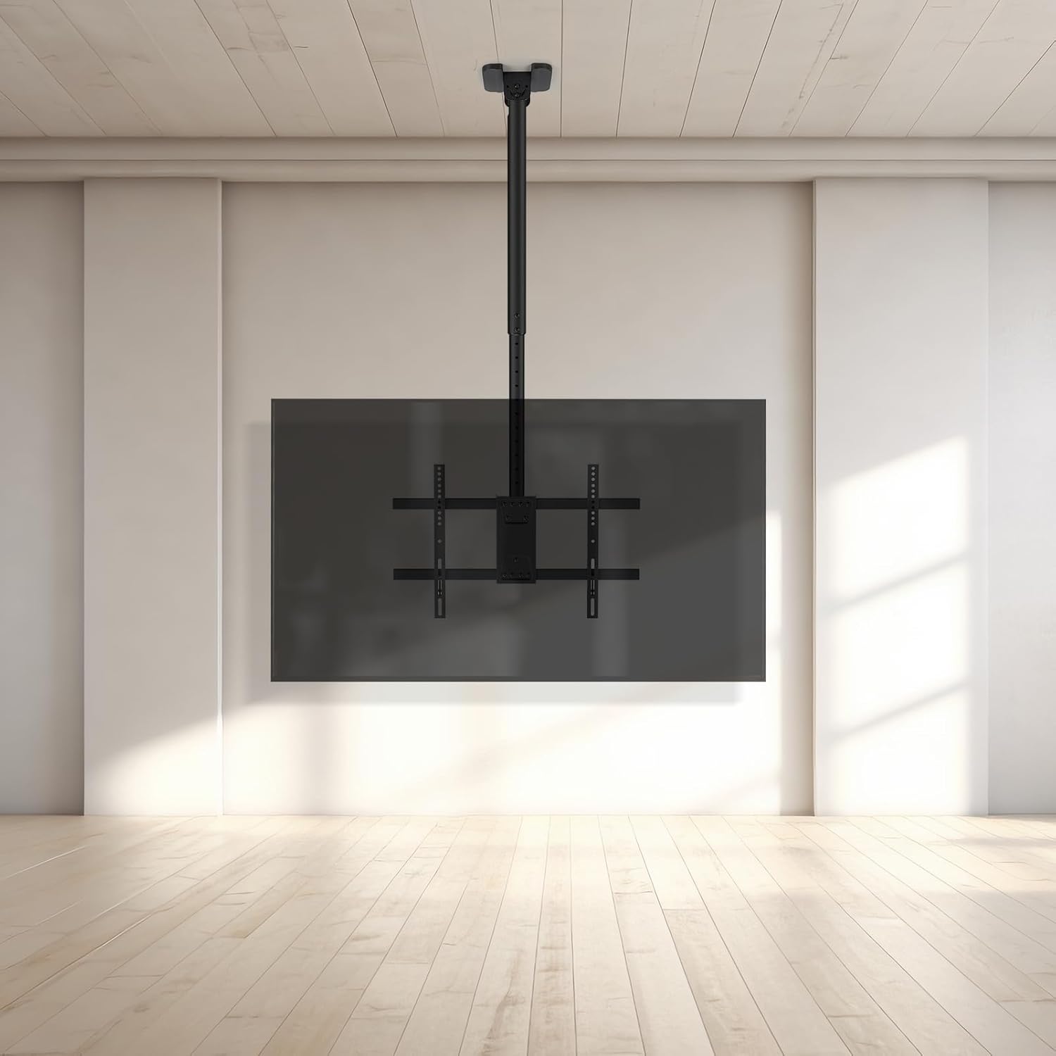 Suporte de Teto Rotativo/ Inclinável/ Nivelável TooQ LPCE1186TSLI-XL-B para TV de 43-86"/ até 60kg - Imagem 6