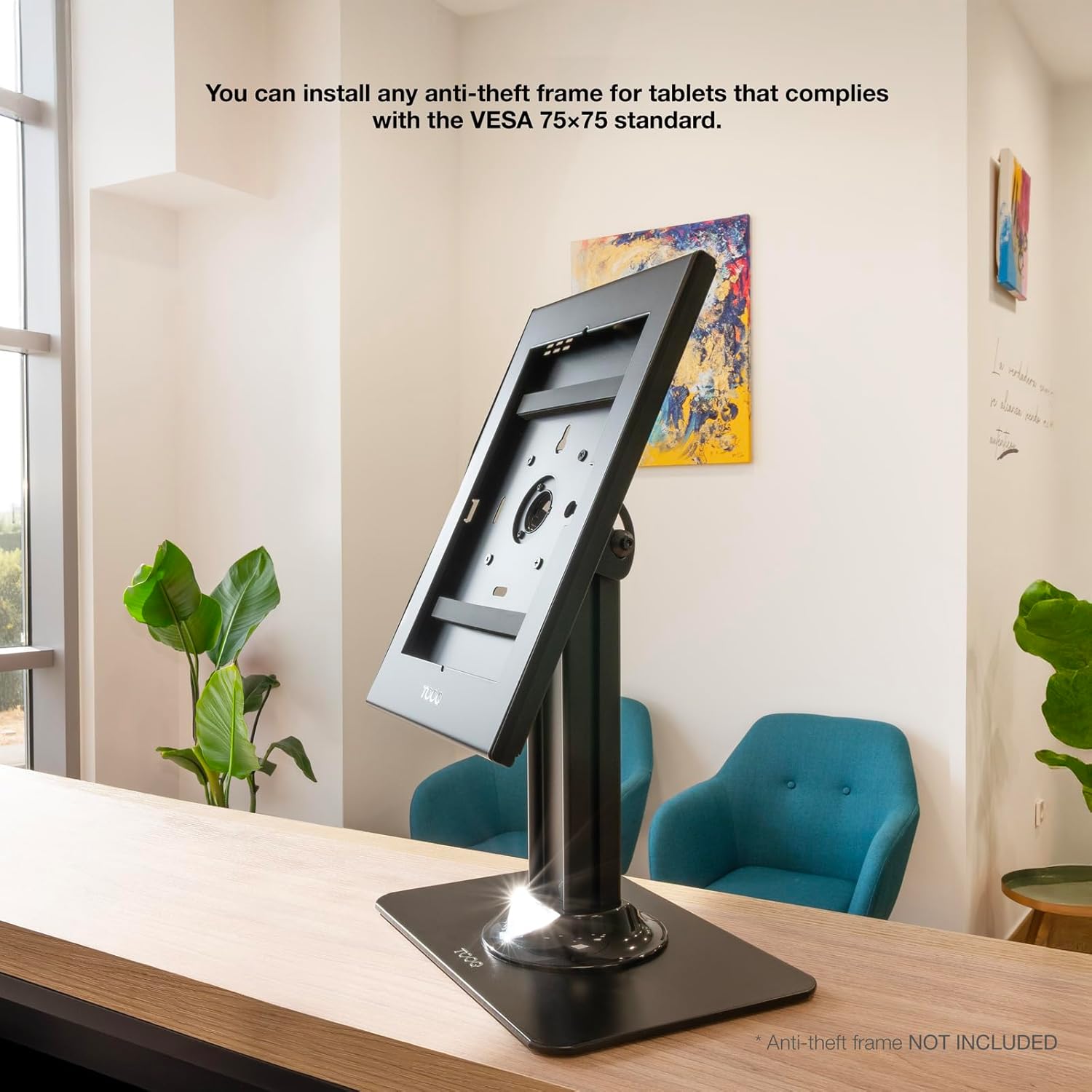 Suporte de Mesa para Estrutura Antirroubo de Tablet TooQ TQATC2601-B/ Preto - Imagem 3