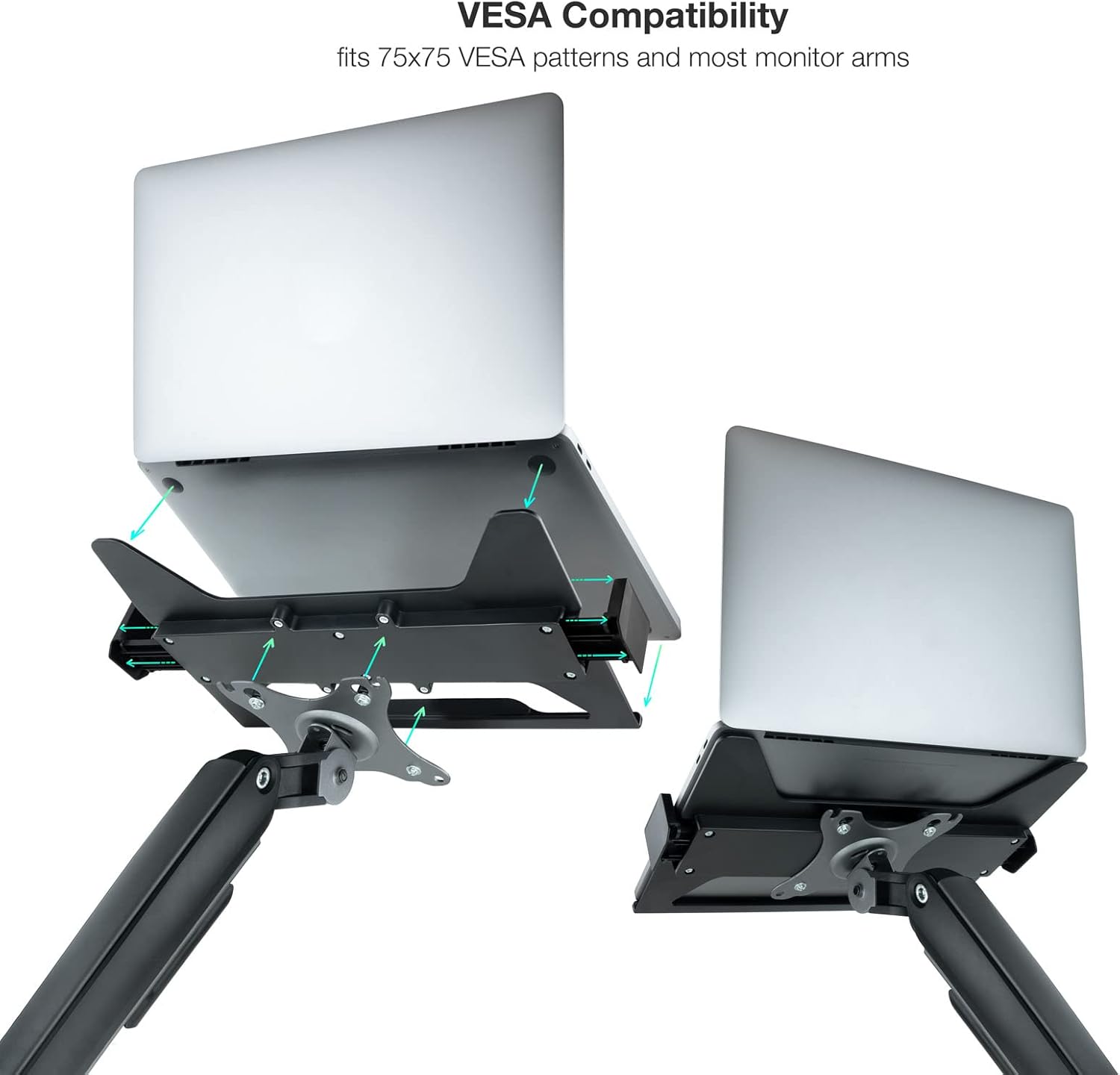 Suporte TOOQ TQLH1117-B para Portáteis 11.6" a 17.3" VESA 75x75 até 9kg Preto - Imagem 3