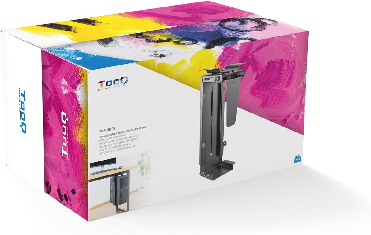 Suporte Debaixo da Mesa/de Parede TooQ TQMUD01 para PC/ até 10kg - Imagem 10