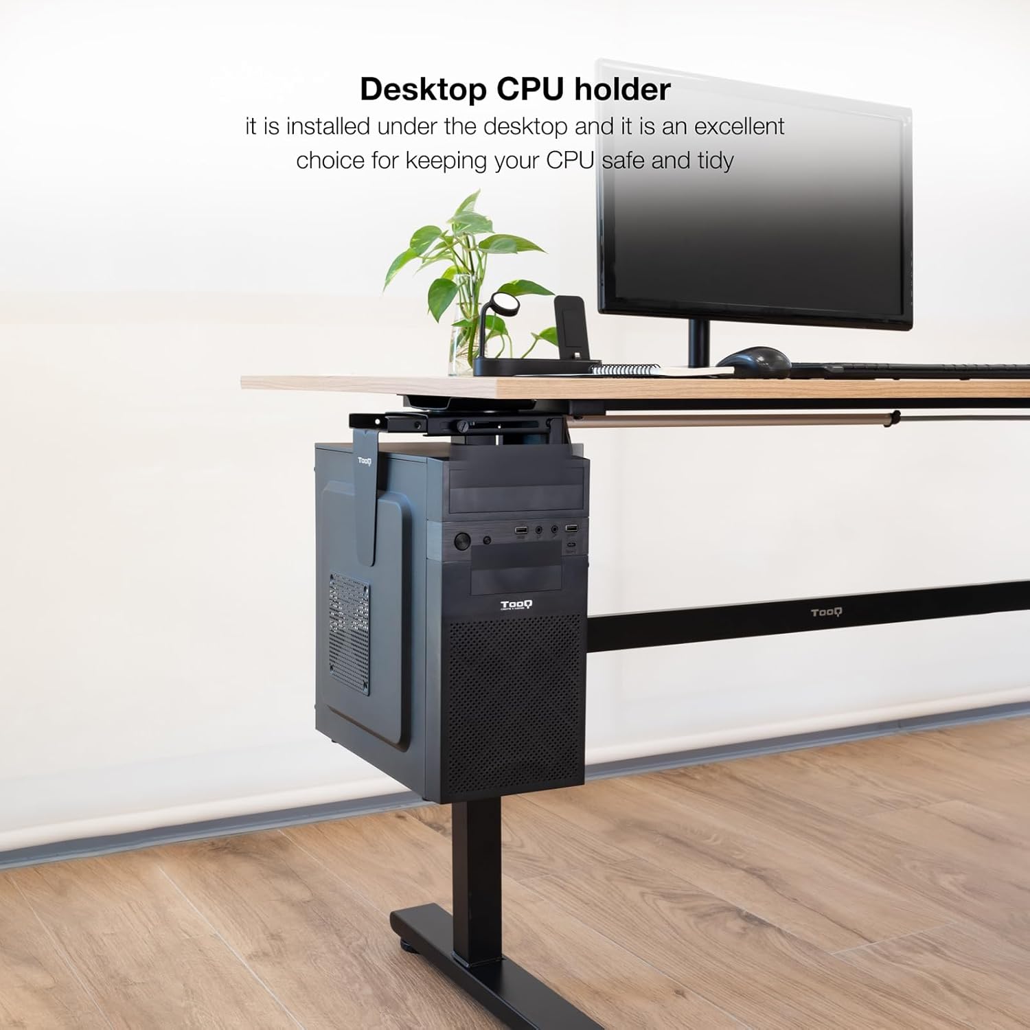 Suporte Debaixo da Mesa/de Parede TooQ TQMUD01 para PC/ até 10kg - Imagem 5
