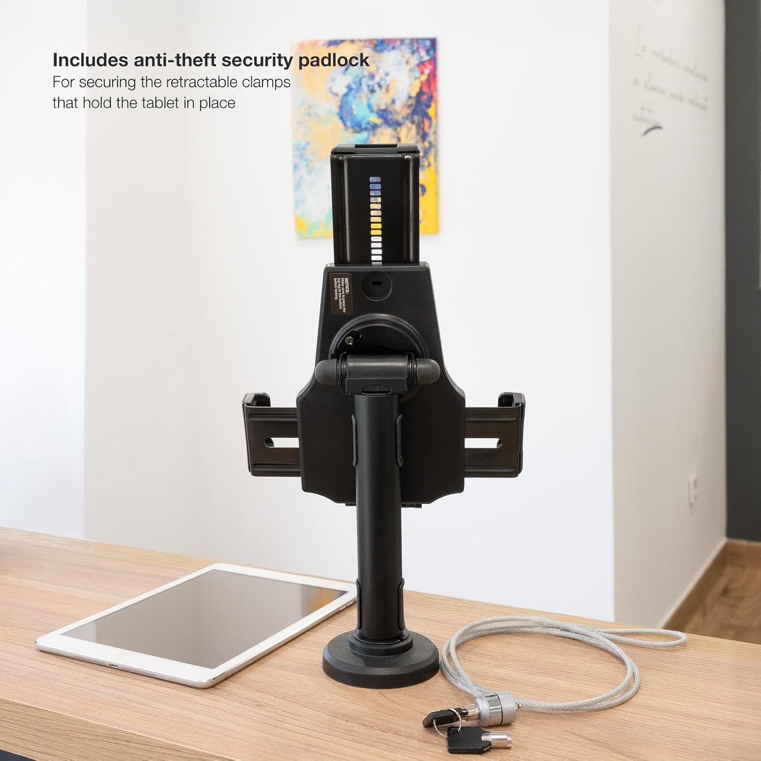 Suporte de Mesa/Parede para Smartphone/Tablet TooQ TQTDS0812/ Antirroubo/ Preto - Imagem 4