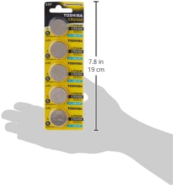 Pack de 5 Pilhas de Botão Toshiba CR2450/ 3V/ Alcalinas - Imagem 4