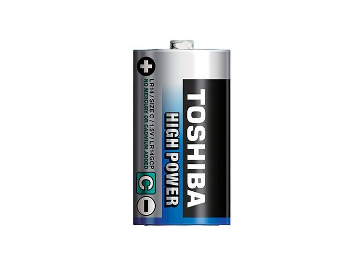 Pack de 2 Pilhas C 2 Toshiba LR14/ 1.5V/ Alcalinas