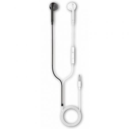 Auscultadores Intra-auriculares Tech One Tech earTECH B&W Be Original TEC1011/ com Microfone/ Mini-jack 3.5/ Branco e Preto - Imagem 2
