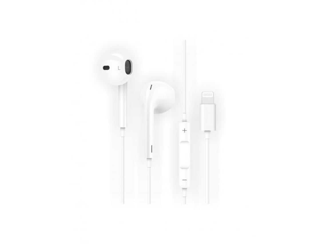 Auriculares Intra-auriculares Tech One Tech earTECH HIP TEC1201/ com Microfone/ Lightning/ Brancos - Imagem 2