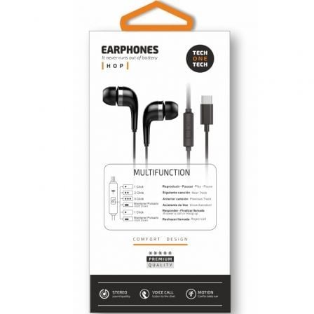 Auscultadores Intrauditivos Tech One Tech earTECH TEC1305/ com Microfone/ USB Tipo-C/ Pretos - Imagem 2