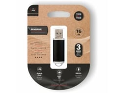 Pendrive 16GB Tech One Tech Basic USB 2.0/ Preto - Imagem 2