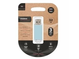 Pen drive 32GB Tech One Tech Basic USB 2.0/ Azul Céu - Imagem 2