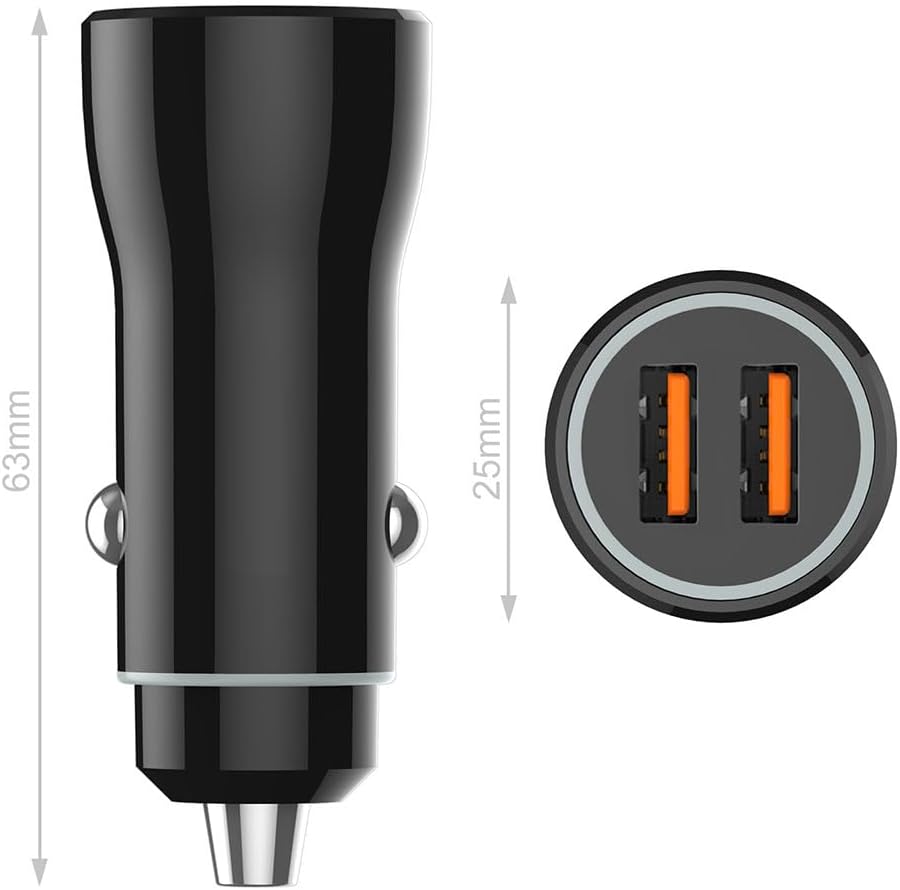 Carregador de Carro Tech One Tech TEC2802/ 2xUSB/ 12W - Imagem 3