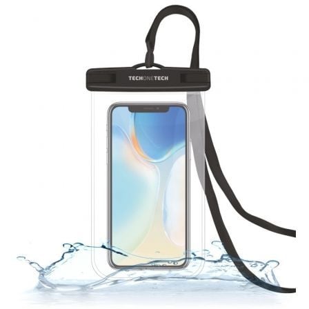 Bolsa Impermeável Tech One Tech TEC2850 para Smartphone até 7" IPX8 30m Preto