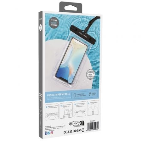 Bolsa Impermeável Tech One Tech TEC2850 para Smartphone até 7" IPX8 30m Preto - Imagem 3