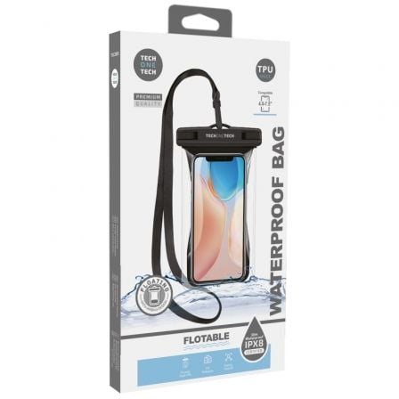 Capa Universal Impermeável para Smartphone Tech One Tech TEC2855/ Até 7.5" - Imagem 2