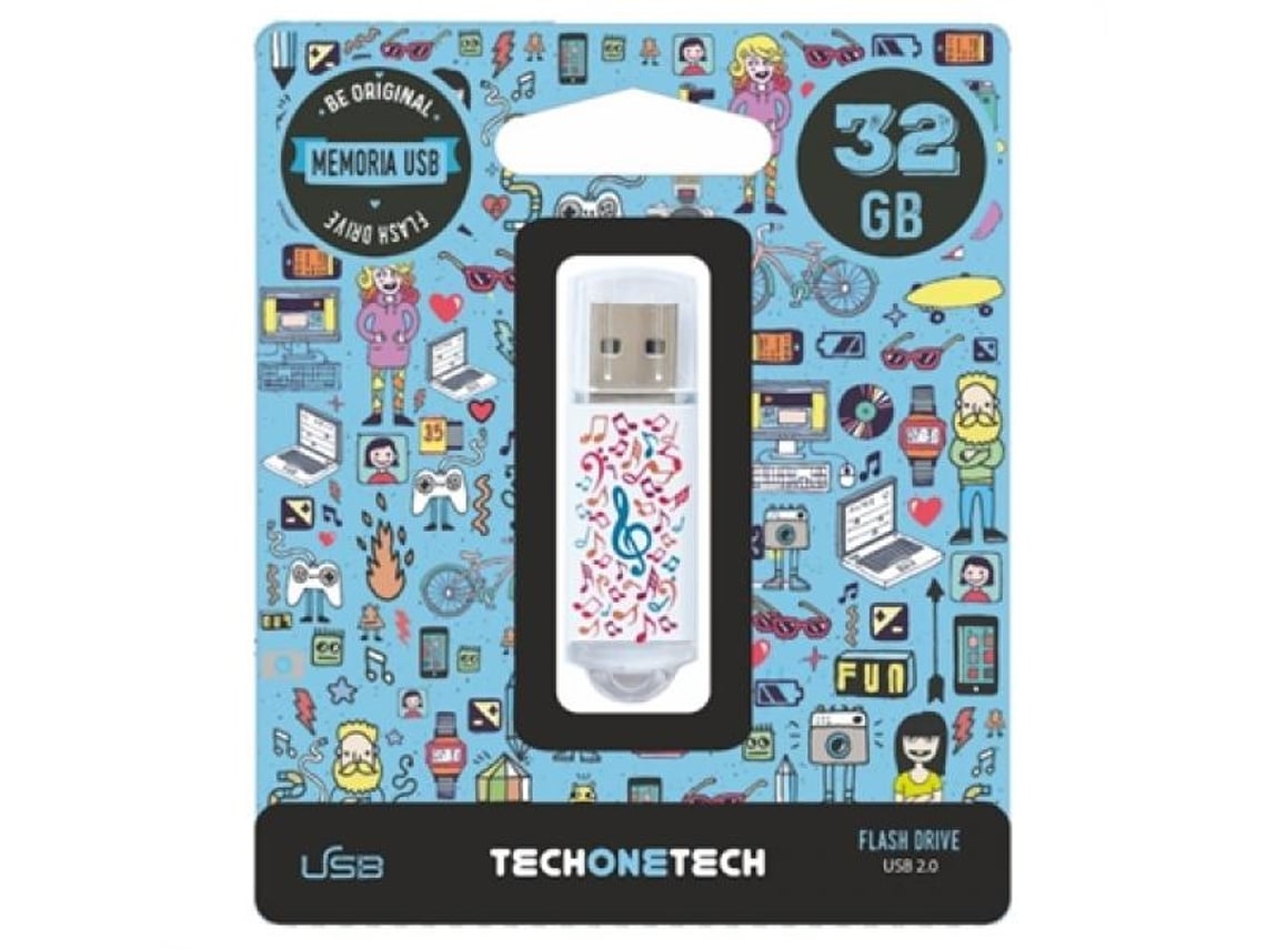 Pen Drive 32GB Tech One Tech Music Dream USB 2.0