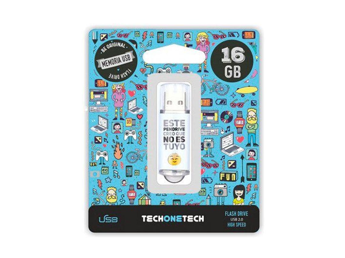 Pendrive 16GB Tech One Tech Não É Teu USB 2.0