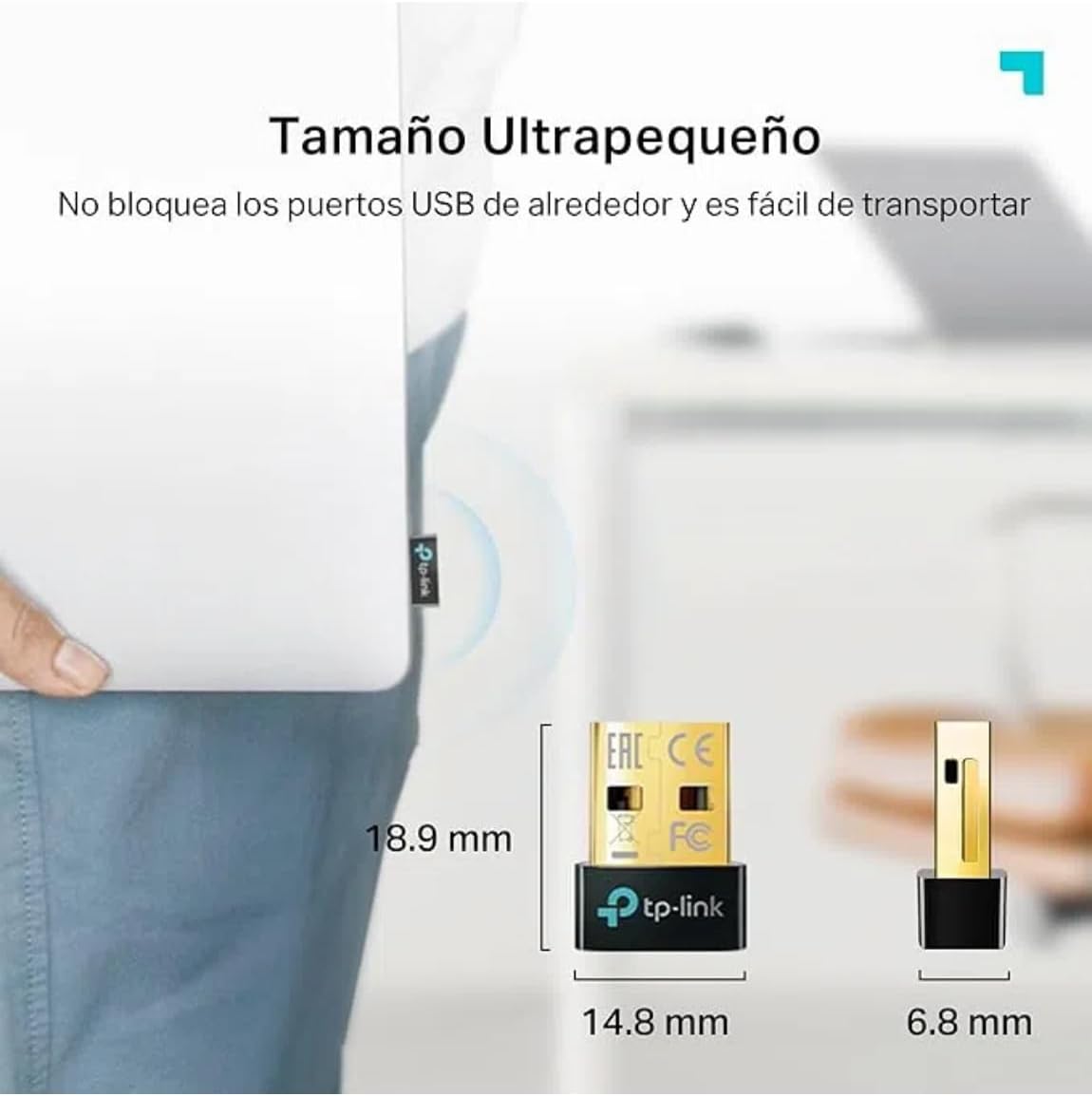 Adaptador Nano USB - Bluetooth TP-Link UB500 - Imagem 3