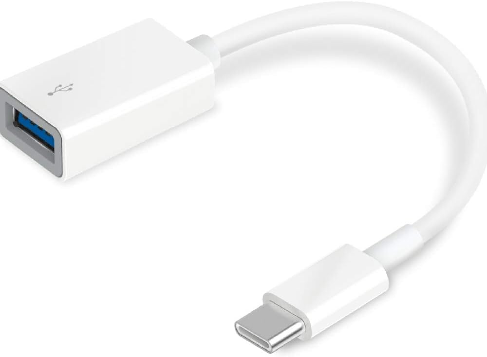 Cabo USB 2.0 TP-Link UC400/ USB Tipo C Macho - USB Fêmea/ 10cm/ Branco