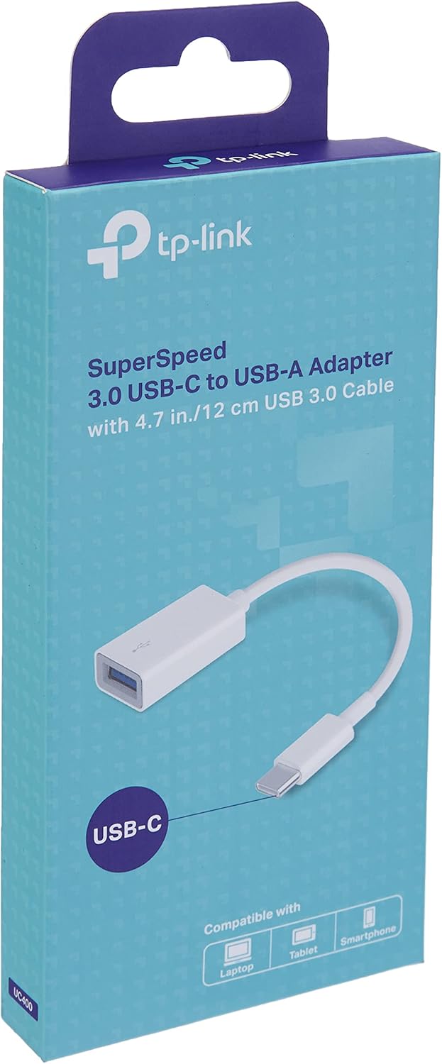 Cabo USB 2.0 TP-Link UC400/ USB Tipo C Macho - USB Fêmea/ 10cm/ Branco - Imagem 6