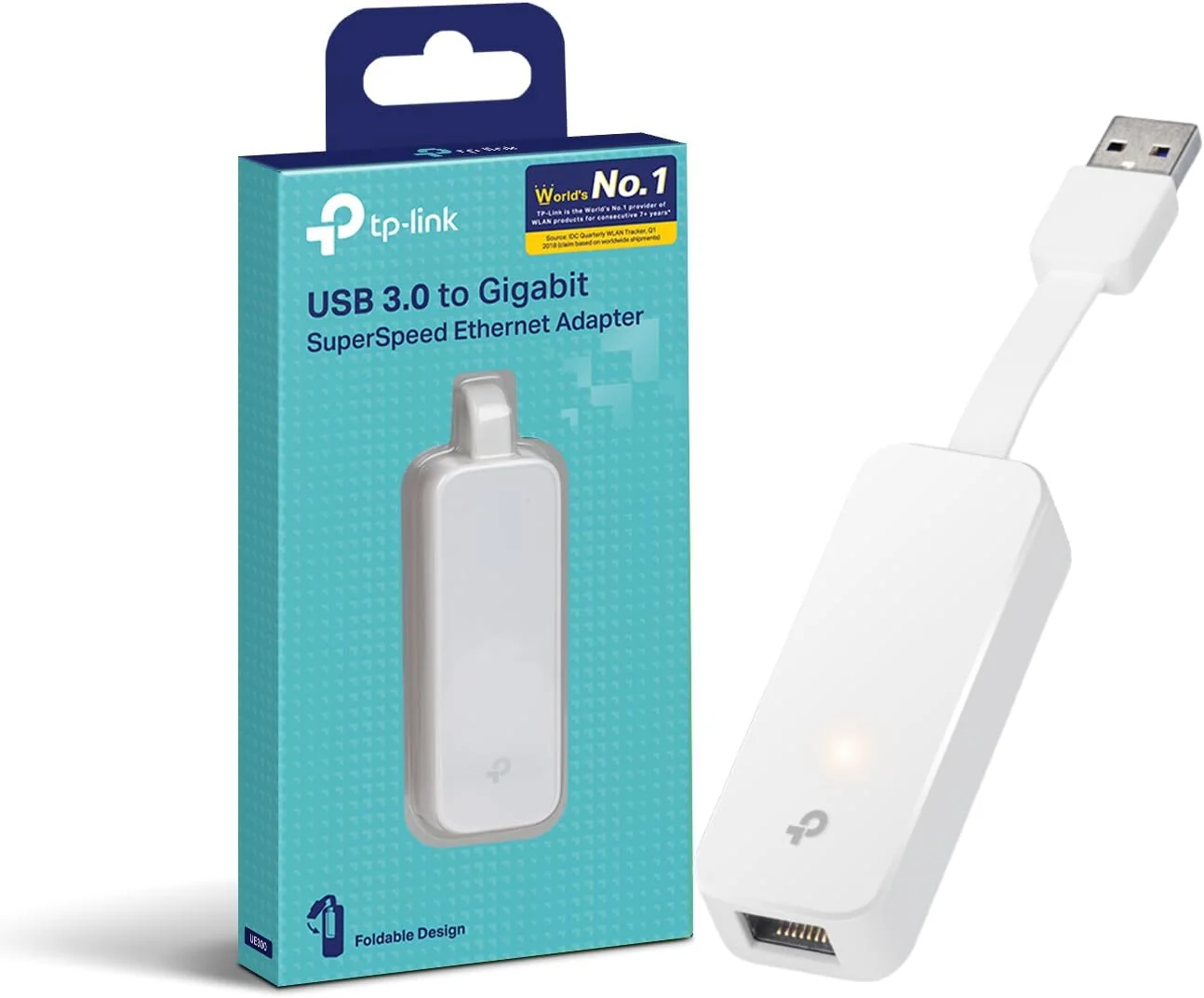 Adaptador USB 3.0 para Ethernet Gigabit TP-Link UE300 RJ45 1000Mbps Branco