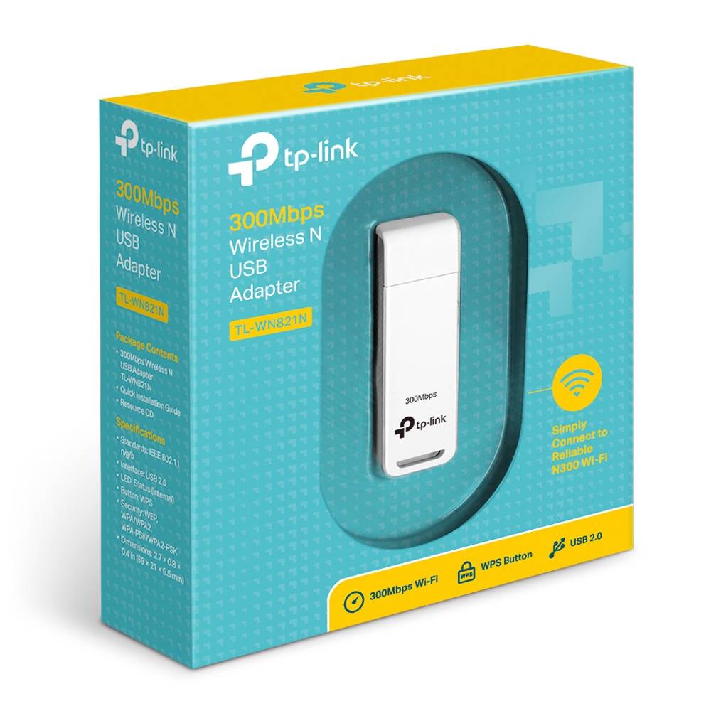 Adaptador USB - WiFi TP-Link TL-WN821N/ 300Mbps - Imagem 3