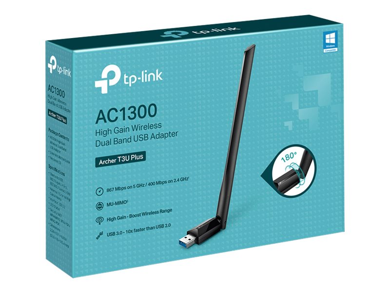 Adaptador USB - WiFi TP-Link Archer T3U Plus/ 867Mbps - Imagem 4