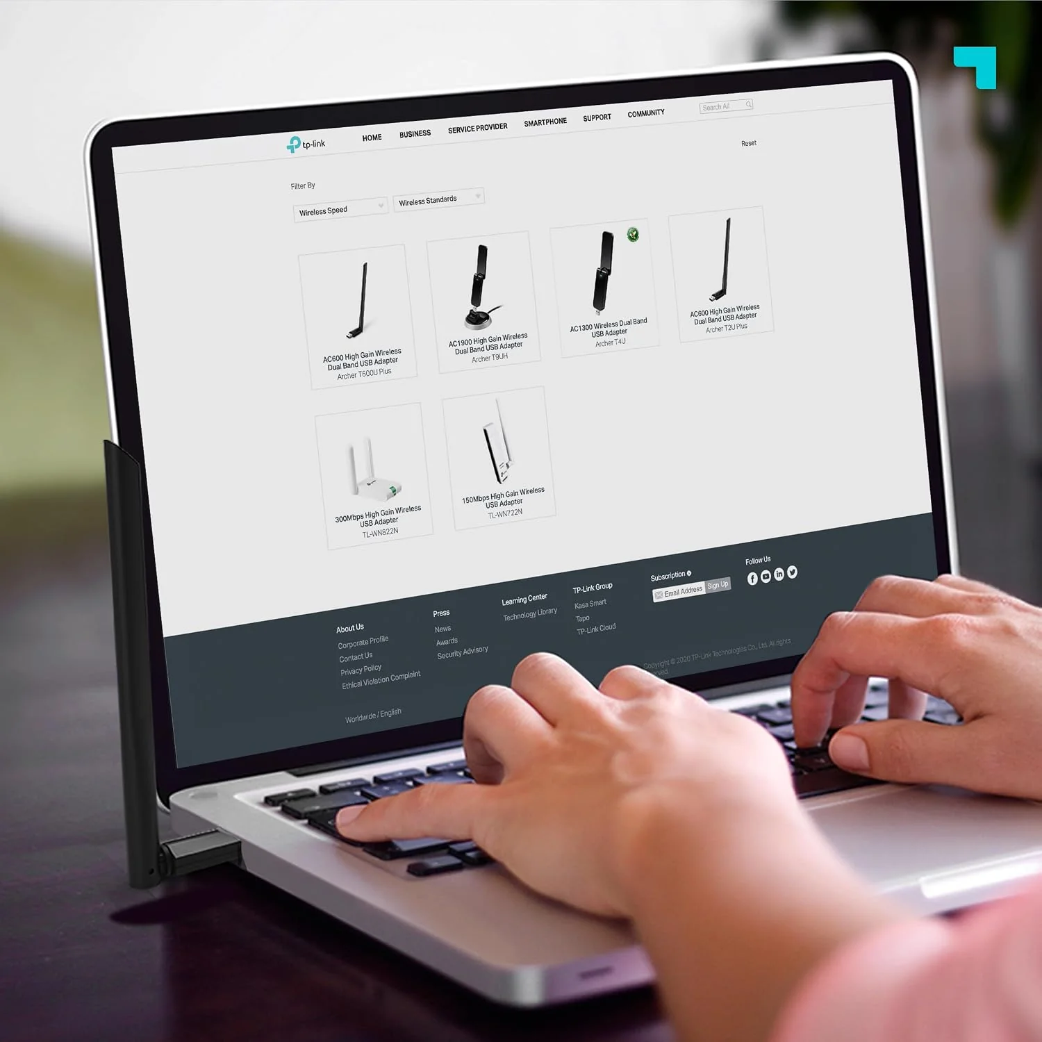 Adaptador WiFi USB TP-Link Archer T3U Plus AC1300 Dual Band 867Mbps Antena Alta Ganho - Imagem 8