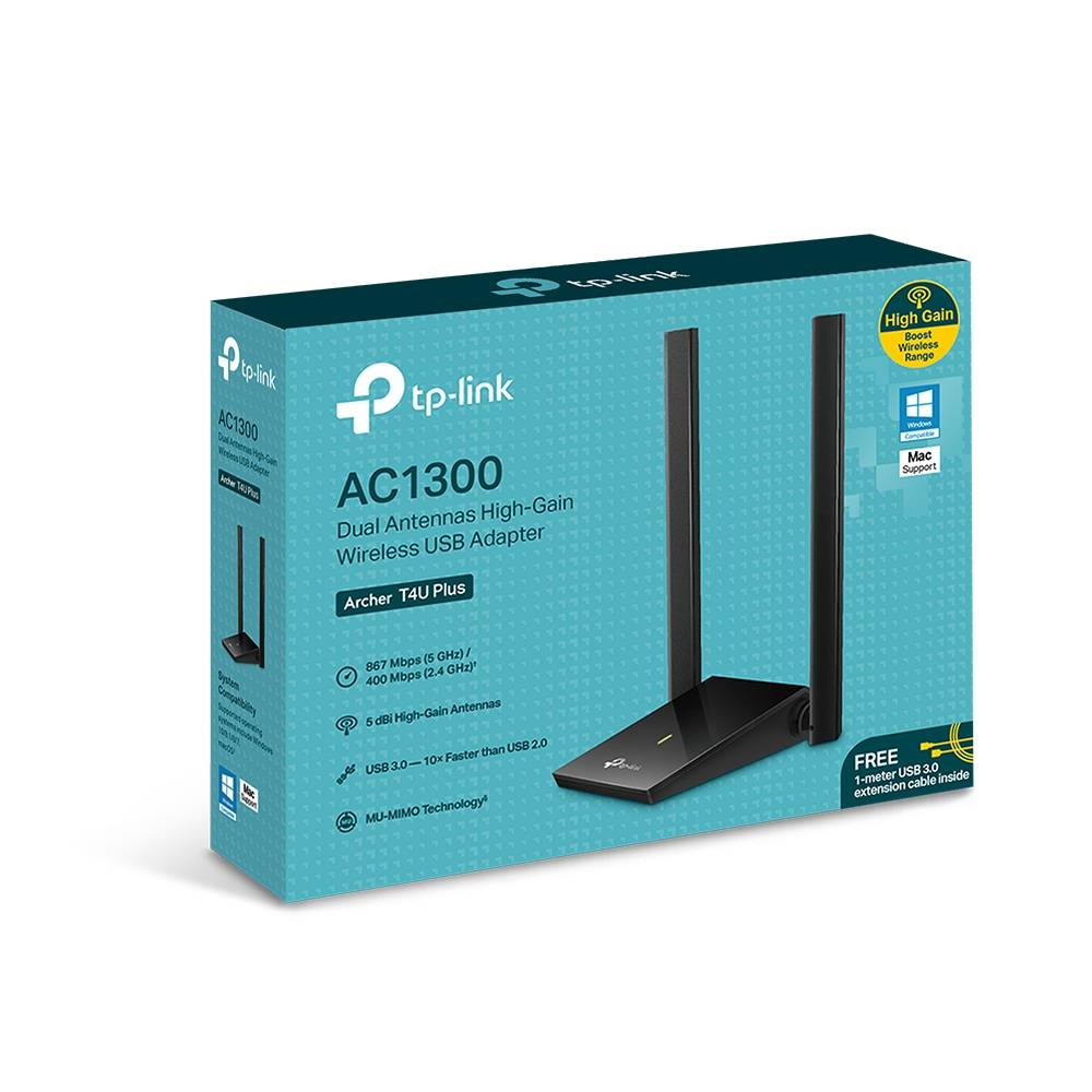 Adaptador USB - WiFi TP-Link Archer T4U Plus/ 1300Mbps - Imagem 14