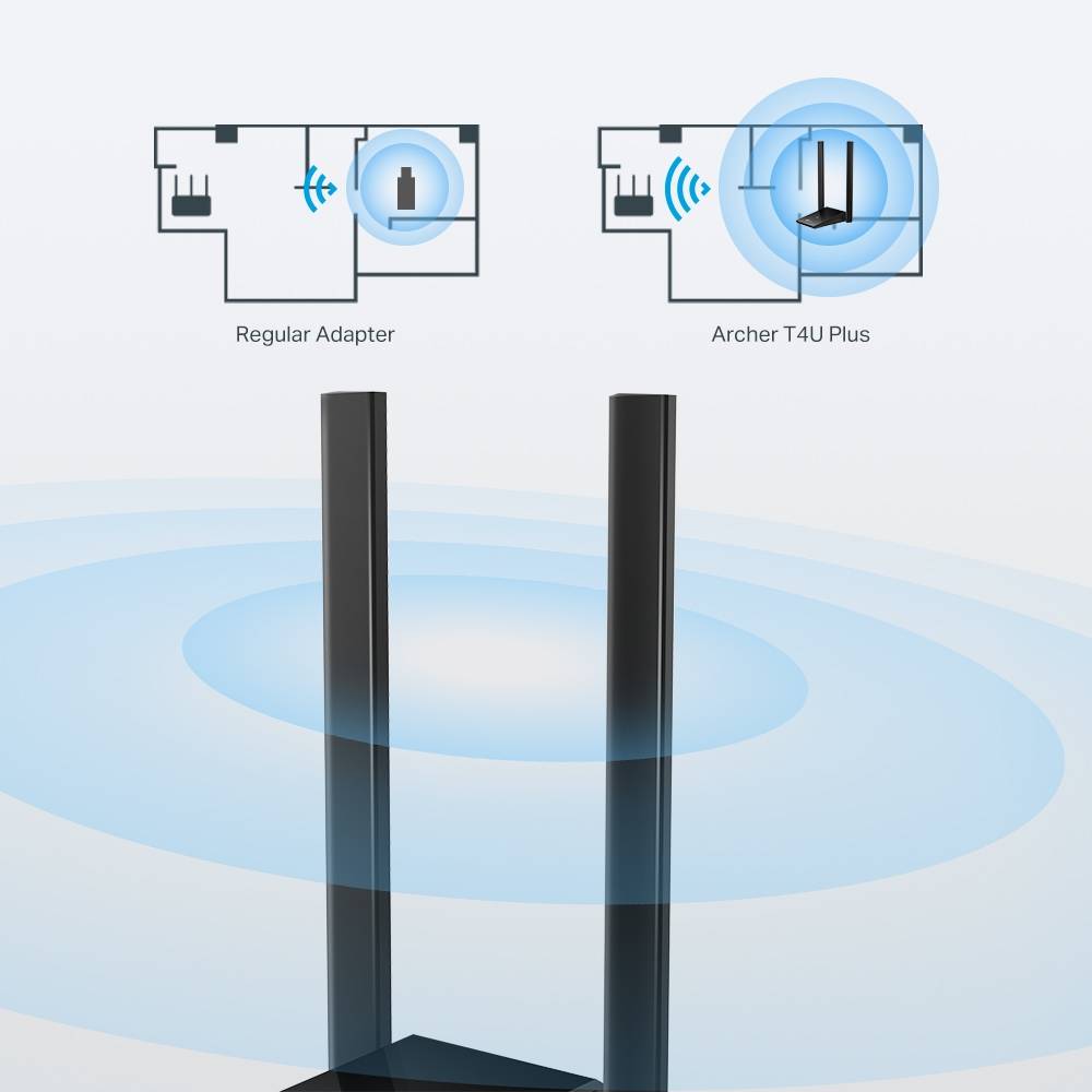 Adaptador USB - WiFi TP-Link Archer T4U Plus/ 1300Mbps - Imagem 10