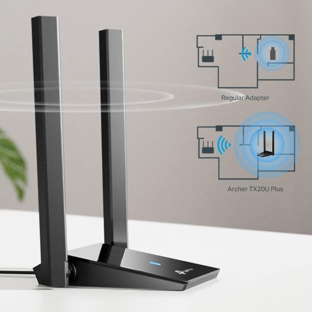 Adaptador USB - WiFi TP-Link Archer TX20U Plus/ 1800Mbps - Imagem 6
