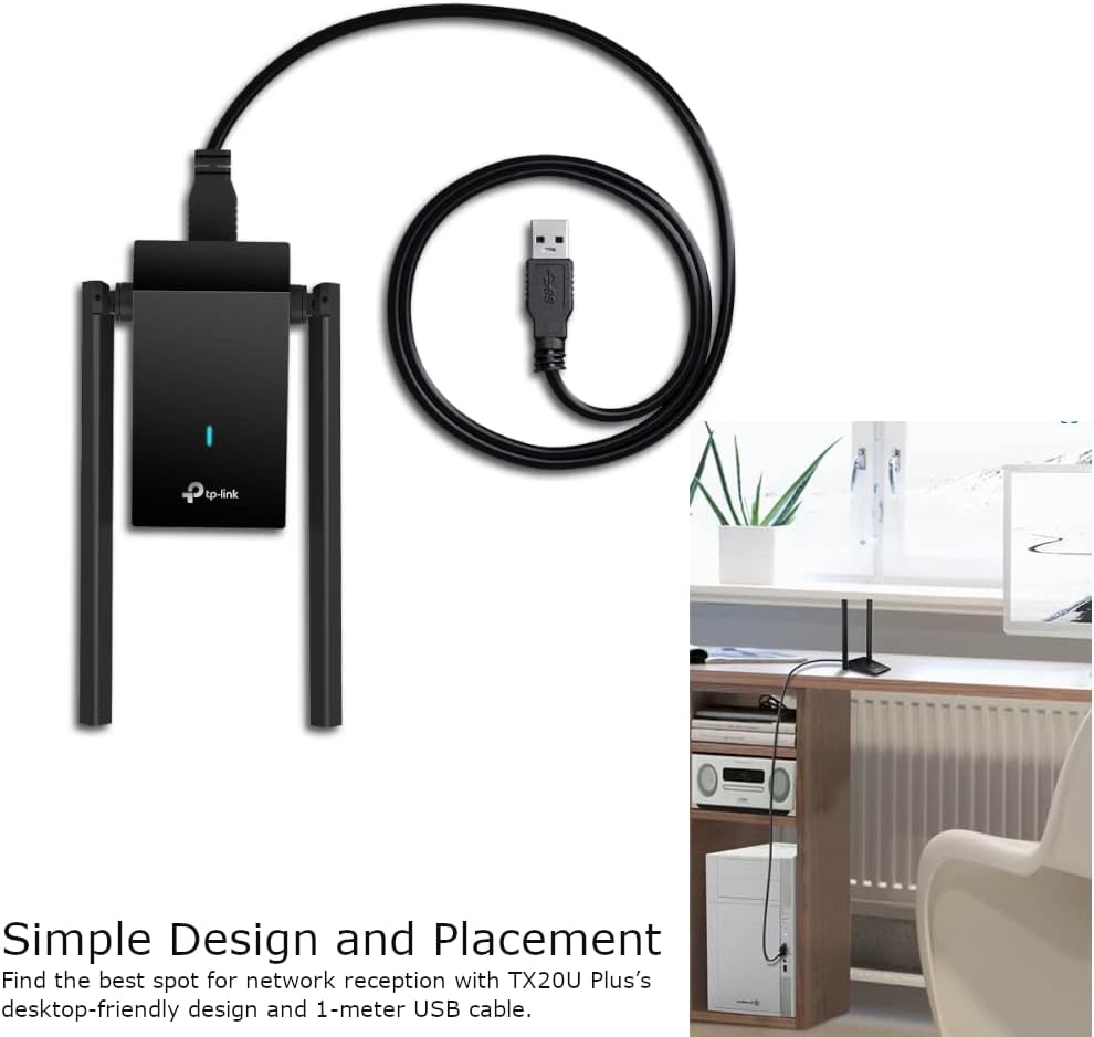 Adaptador USB - WiFi TP-Link Archer TX20U Plus/ 1800Mbps - Imagem 3