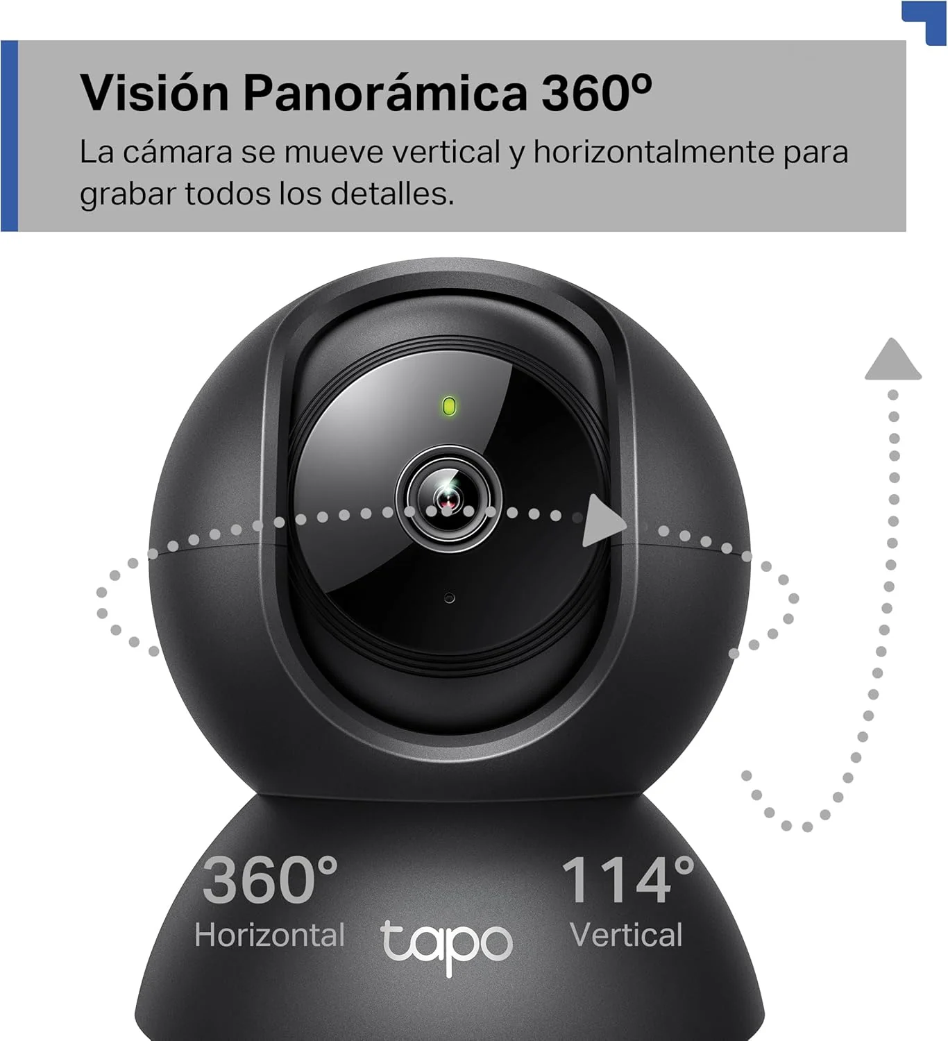Câmara de Vigilância Wi-Fi TP-Link Tapo C211 2K 3MP 360º Visão Noturna Deteção IA MicroSD até 512GB - Imagem 4