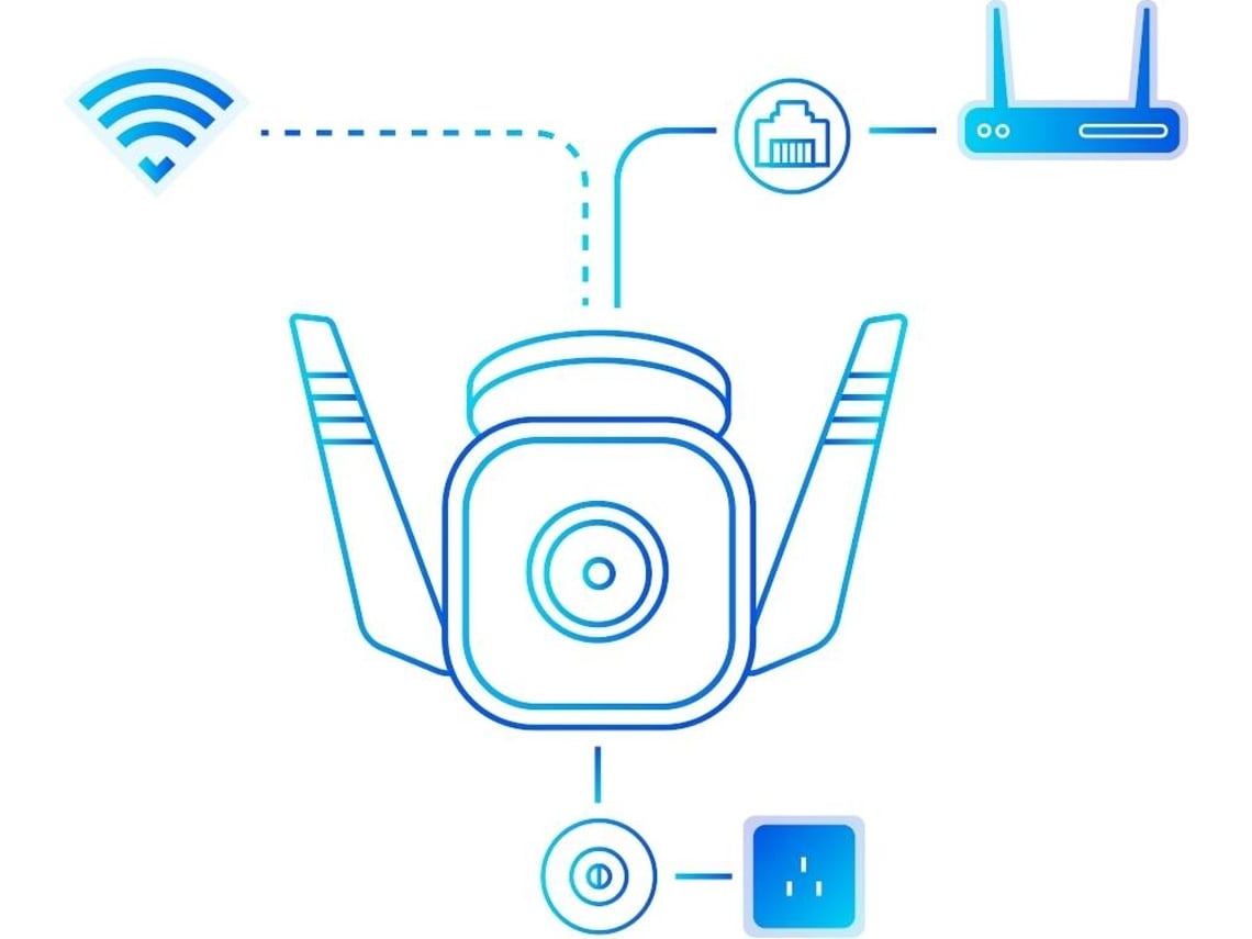 Câmara de Videovigilância TP-Link Tapo C310/ Visão Noturna/ Controlo via APP - Imagem 3