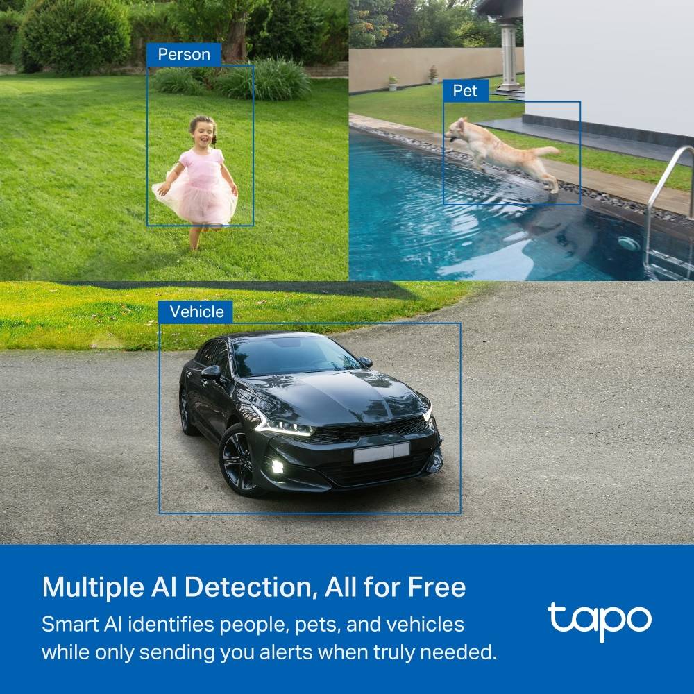 Câmaras de Videovigilância TP-Link Tapo C425 KIT/ Visão Noturna/ Controlo a partir da APP/ Inclui Painel Solar - Imagem 6