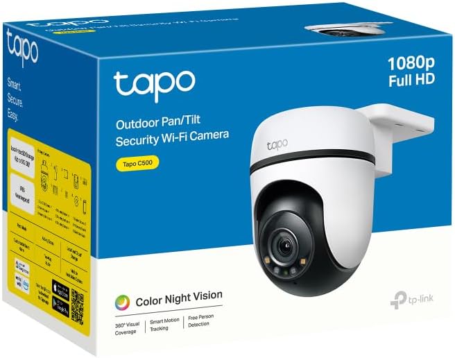 Câmaras de Videovigilância TP-Link Tapo C500/ Visão Noturna/ Controlo a partir da APP - Imagem 4