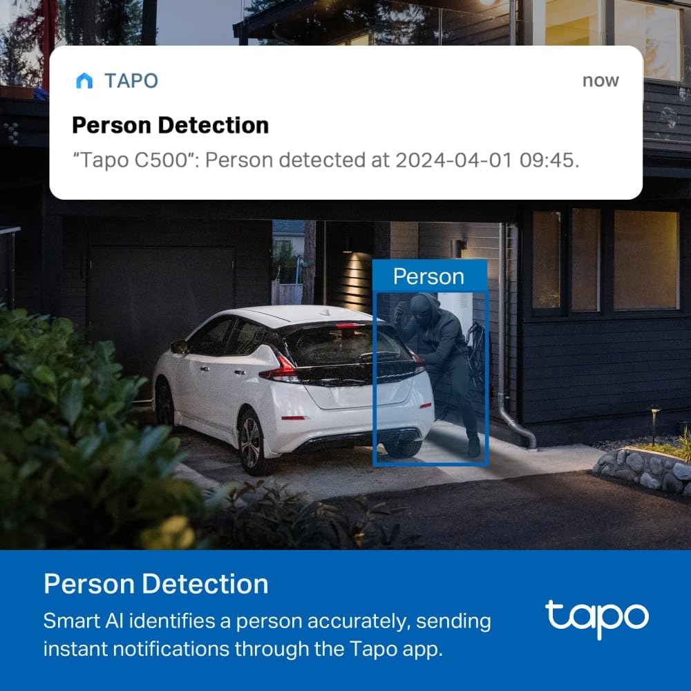 Câmaras de Videovigilância TP-Link Tapo C500/ Visão Noturna/ Controlo a partir da APP - Imagem 8