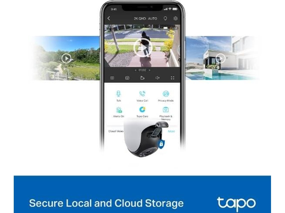 Câmaras de Videovigilância TP-Link Tapo C520WS/ Visão Noturna/ Controlo através de APP - Imagem 9