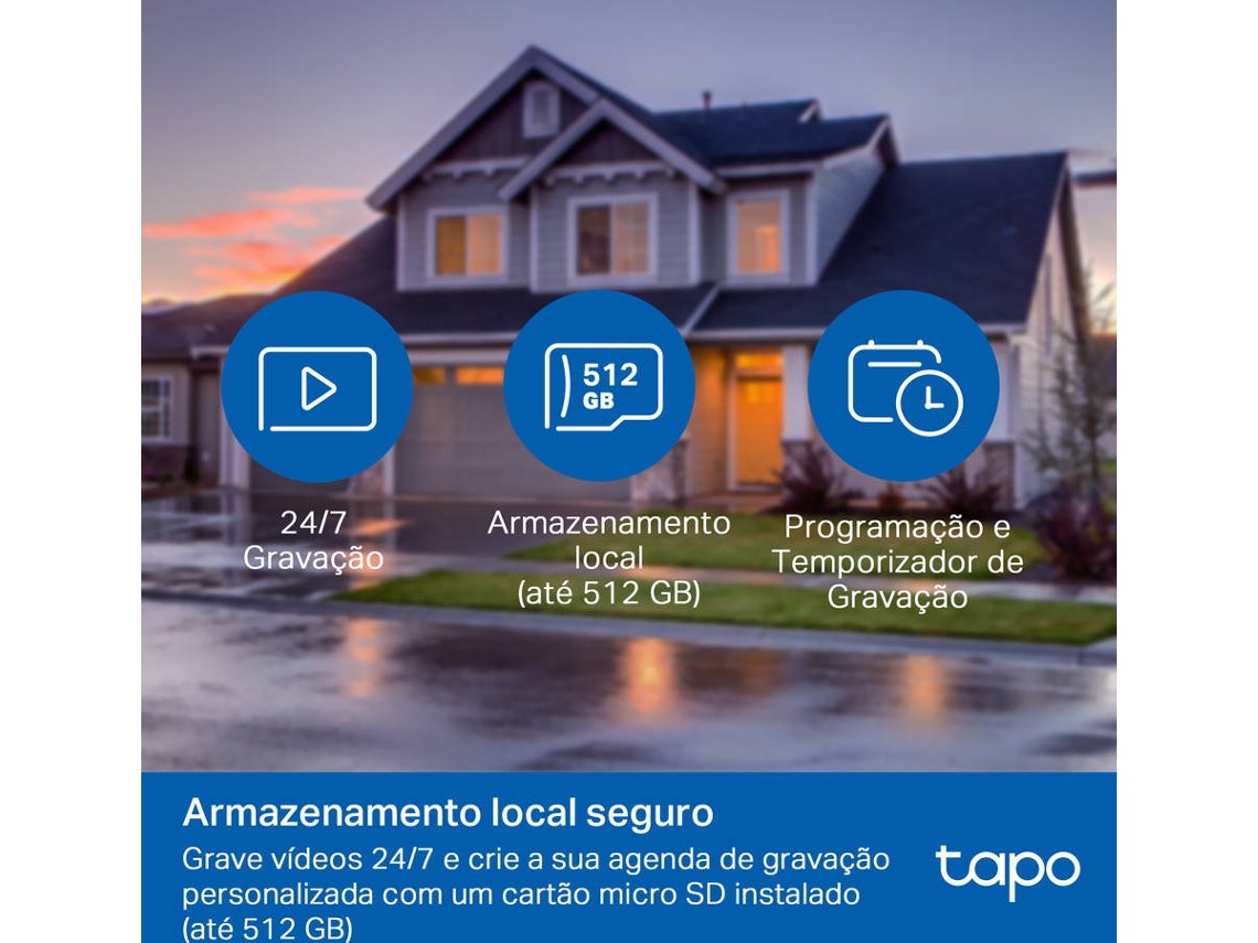 Câmara de Videovigilância TP-Link Tapo TC40/ Visão Noturna/ Controlo a partir da APP - Imagem 2