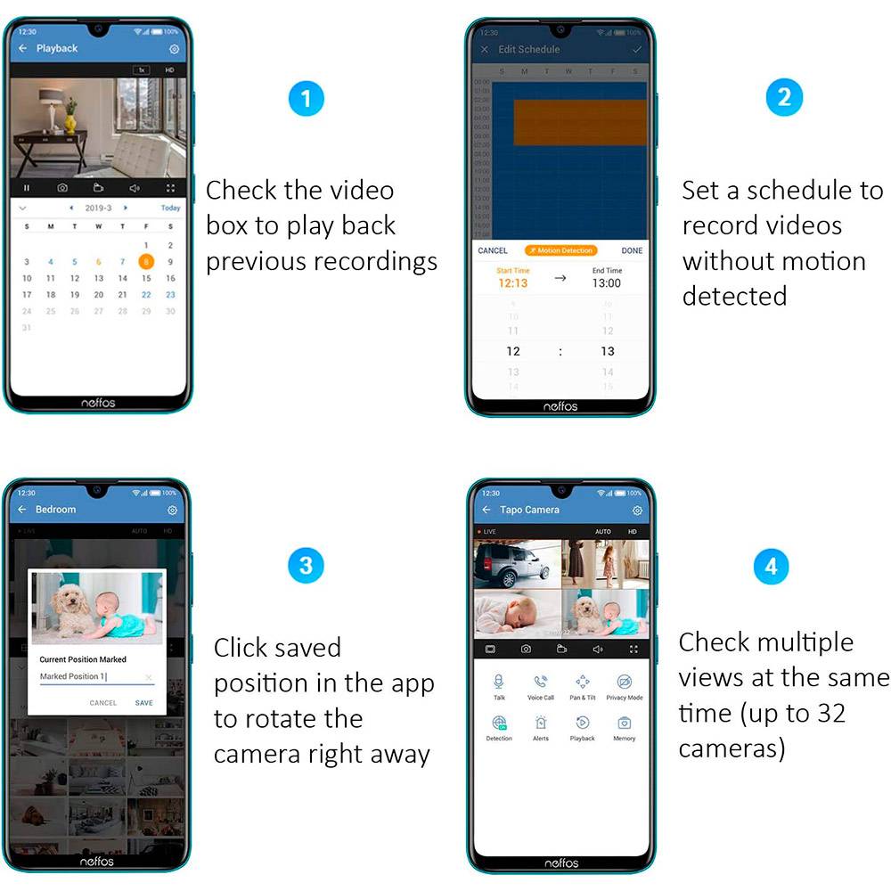 Câmara de Videovigilância TP-Link Tapo TC70/ Visão Noturna/ Controlo desde APP - Imagem 8