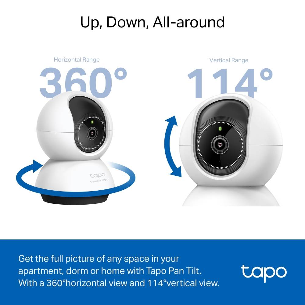 Câmara de Videovigilância TP-Link Tapo TC72/ 360º/ Visão Noturna/ Controlo desde APP - Imagem 4