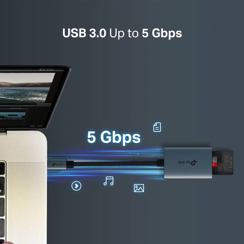 Lector de Cartões Externo TP-Link UA430C/ USB Tipo-C - Imagem 6
