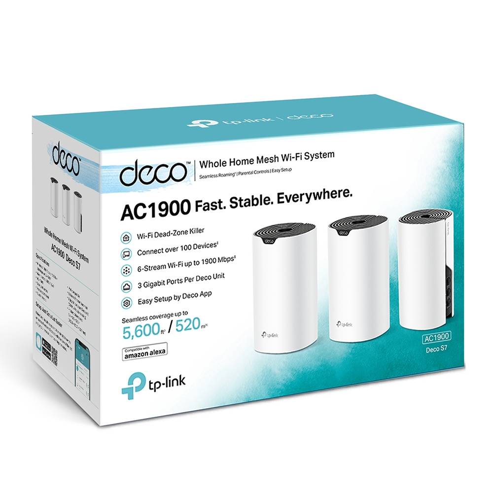 Sistema Mesh TP-Link Deco S7 1900Mbps/ 2.4GHz 5GHz/ Pack de 3 - Imagem 6
